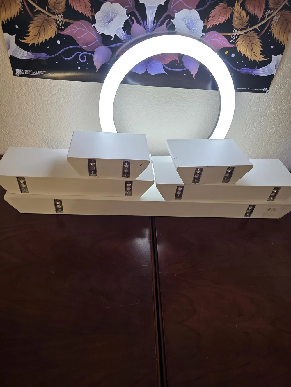 White Floating Shelf Set